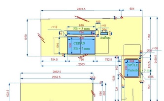 CAD Zeichnung der Quarzit Arbeitsplatten