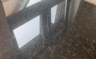 Polierte Granit Küchenarbeitsplatte Nero Assoluto Zimbabwe