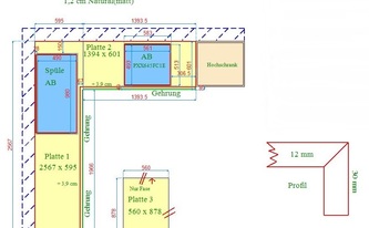 CAD Zeichnung der Keramikplatten Urban Antracite