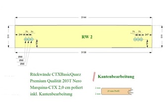 CTX-BasicQuarz Rückwände in Koblenz