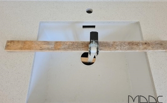 Silestone Arbeitsplatte Blanco Maple mit Unterbauspüle