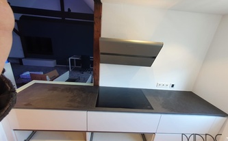 Küche in Köln mit Dekton Arbeitsplatten Eter