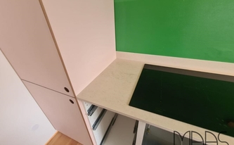 Dekton Arbeitsplatte Danae mit Cerafeld