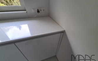 Diresco Arbeitsplatten SU200 Royal White in 2 cm