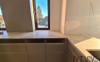 Granit Arbeitsplatten Taj Mahal in 2 cm