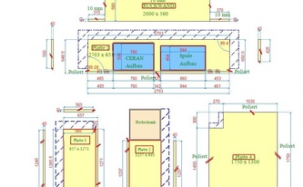 CAD Zeichnung der Alexander Black Granit Produkte