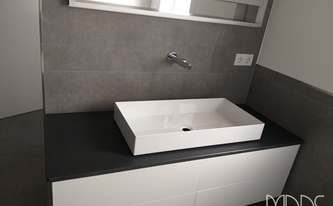 Granit Waschtisch Assoluto Black Extra