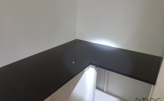 Silestone Arbeitsplatten Negro Stellar in 3 cm Stärke