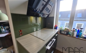 K-Stone Arbeitsplatte Gaja Moon mit Kochfeld