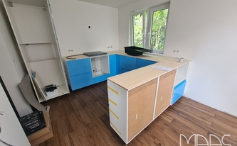 Aufmaß der Küche in U-Form in Köln