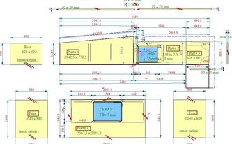 CAD Zeichnung der Marmor Produkte