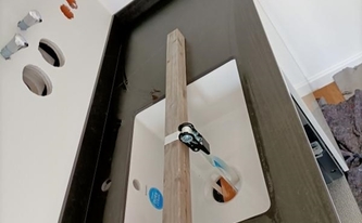 Neolith Arbeitsplatte Calatorao mit Unterbauspüle