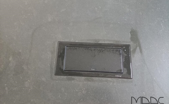 Neolith Arbeitsplatte Calatorao mit Steckdose