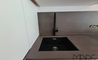 Spüle in der Neolith Arbeitsplatte Barro neolith