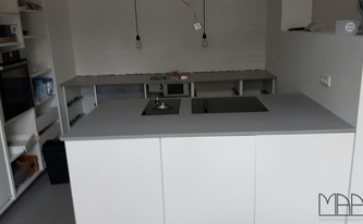 In Köln montierte Silestone Kensho Arbeitsplatten