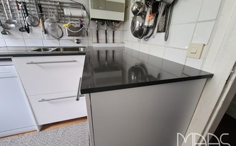 Silestone Arbeitsplatten Marengo mit polierten Oberflächen