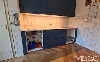 Küche in Köln mit Silestone Arbeitsplatten und Wischleisten Eternal Statuario