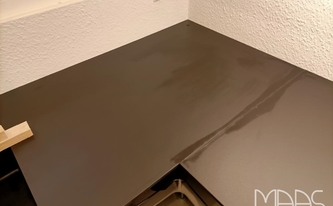 Neolith Arbeitsplatten Nero mit Satin Oberfläche