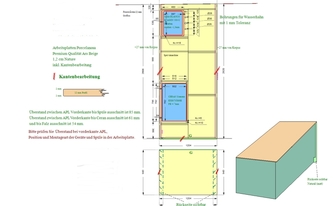 Zeichnung des Kücjenblocks in Kümmersbruck