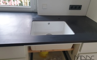 Keramik SapienStone Arbeitsplatte Malm Black