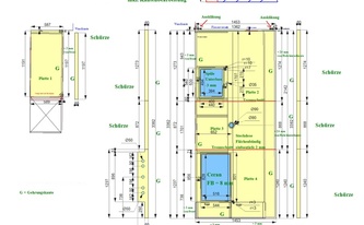 CAD Zeichnung der Küche in Lüchow