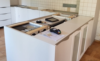 ProLiner Aufmaß für Caesarstone Arbeitsplatten in Kleinpaschleben bei Magdeburg