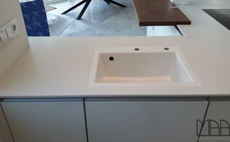 Dekton Arbeitsplatten Zenith mit Spüle