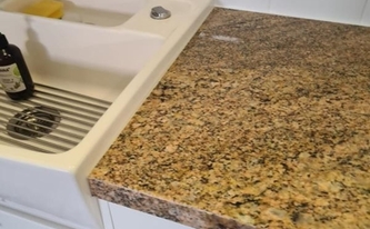 Granit Arbeitsplatte Juparana Classico Rio in 2 cm Stärke