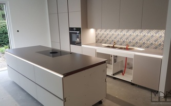 Cemento Spa Silestone Arbeitsplatten in Merseburg montiert