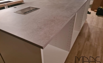 Dekton Arbeitsplatte Soke mit UltraMatt Oberflächen