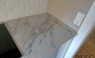 Polierte Marazzi Arbeitsplatte Golden White