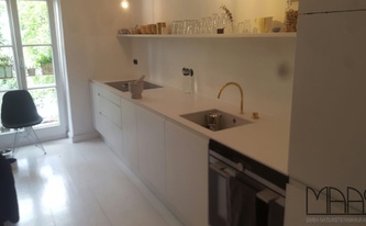 Silestone Blanco Zeus Extreme Arbeitsplatte in München