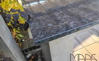 Polierte Granit Arbeitsplatte Steel Grey