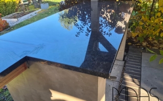 Granit Arbeitsplatten Steel Grey in 3 cm