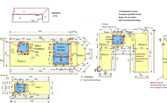 CAD Zeichnung der Küche Neunkirchen-Seelscheid