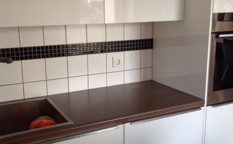 Aufmaß für die neue Küchenarbeitsplatte in Niedernhausen