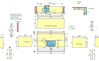 CAD Zeichnung der Küche in Oberursel