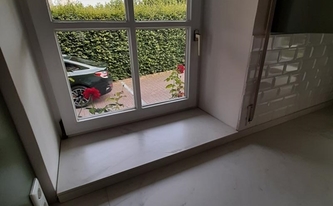 Dekton Arbeitsplatte und Fensterbänke Marina in Pfaffenhofen an der Ilm montiert