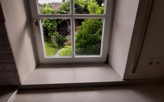 Dekton Arbeitsplatte und Fensterbank Marina