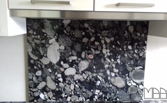 Granit Rückwand Marinace Nero 