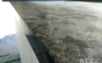 Satinierte Oberflächen der Granit Anden Phyllit Arbeitsplatten