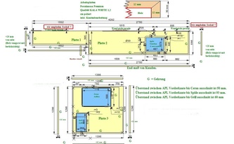 CAD Zeichnung der Küche in Ratingen