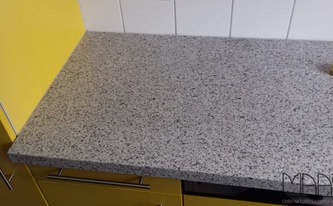Granit Arbeitsplatten Blanco Cristal Extra mit polierten Oberflächen