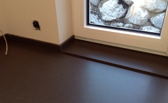 Fensterbank und Arbeitsplatte aus Silestone Merope