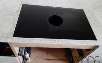 Dekton Arbeitsplatte VK03 Grigio mit Ceranfeld