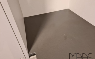 Ausklinkung in der Silestone Arbeitsplatte Marengo