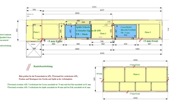 CAD Zeichnung der Küche in Soest