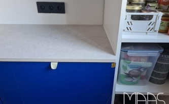 Dekton Arbeitsplatte VK01 Nebbia in Stuttgart montiert