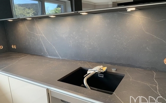 Dekton Arbeitsplatte Kelya mit Unterbauspüle