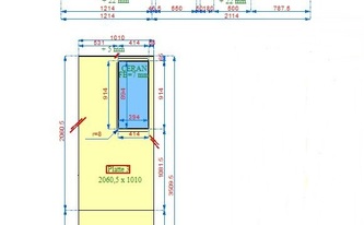 CAD Zeichnug der Silestone Amazoin Arbeitsplatten